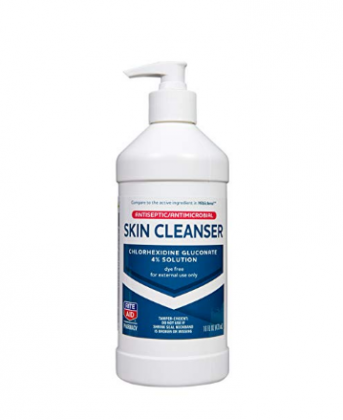 Rite Aid Antiseptic Skin Cleanser, Chlorhexidine Gluconate - 16 oz | Antiseptic Antimicrobial Wash | Antibacterial Soap | Wound Care Products | Antiba