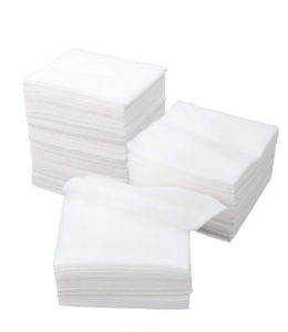 PRETYZOOM 100 pcs Non-Woven Gauze Handkerchief Face Cleaning Towel Droplet Filtration for Wound Care